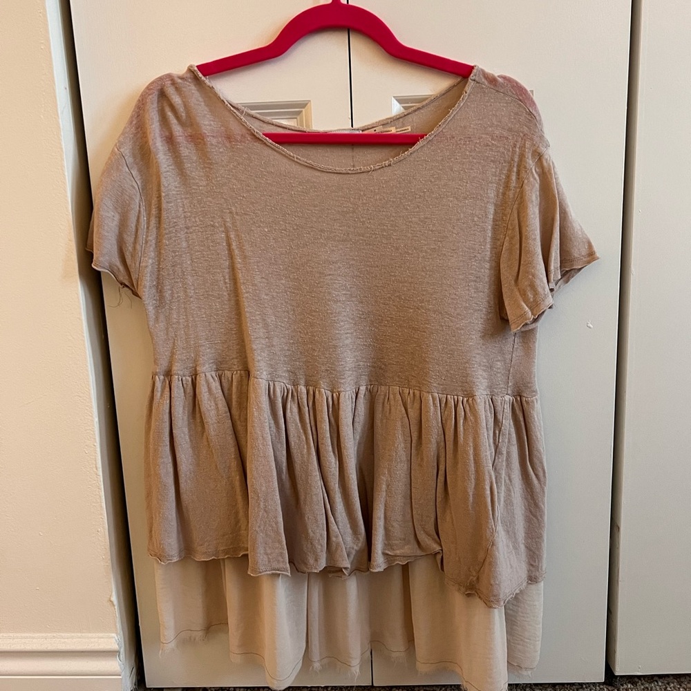 Kimchi Blue Tan Shirt